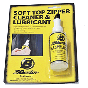 Bestop Zipper Lubricant & Cleaner | Metal & Plastic | Non-toxic